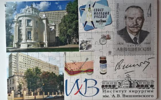Магнитный пазл к юбилею Института хирургии им. Вишневского