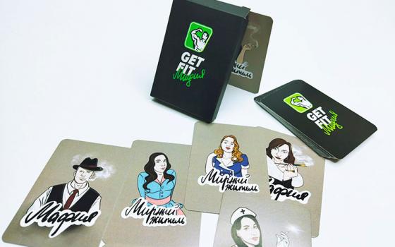 Изготовление игры Мафия для компании GetFit