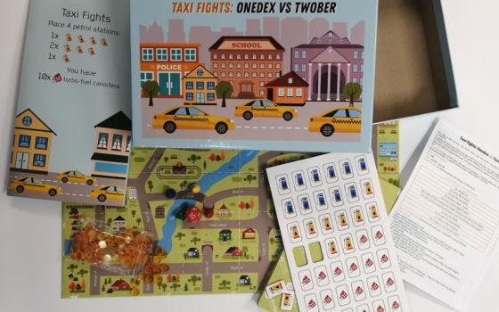 Настольная игра про таксопарк и энергетический кризис